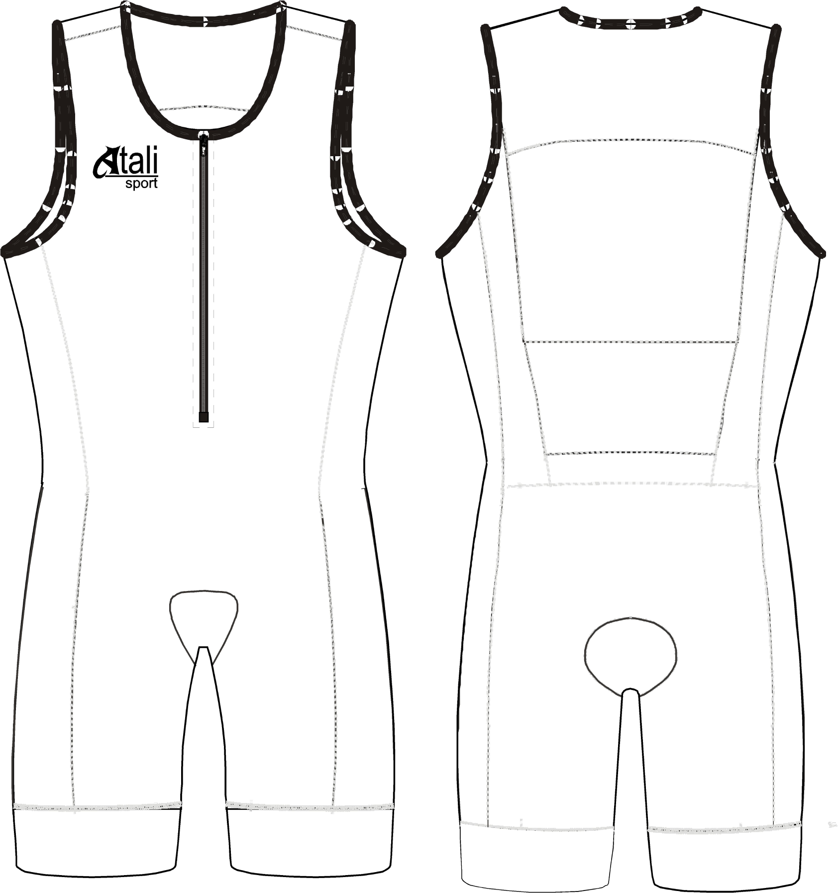 triatlon odijelo sa pradnjim patentom